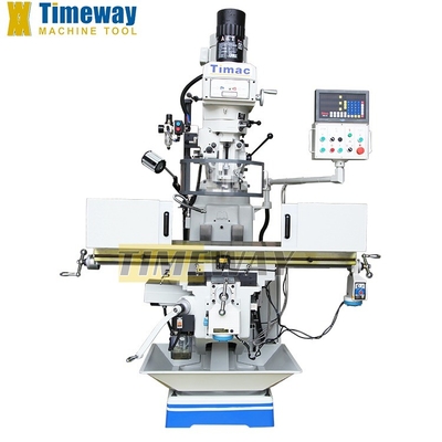 Variable Speed Universal Vertical Turret Milling Machine with 3.7KW Main Motor Power