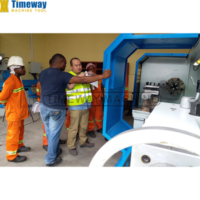High Precision CNC Heavy Duty Horizontal Lathe Machine AK1000 With 420mm X Axis Travel