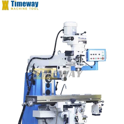 Vertical Universal Precision Manual Milling Machine with DRO and Table Travel Y of 420mm