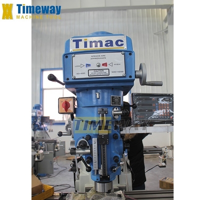 Vertical Universal Precision Manual Milling Machine with DRO and Table Travel Y of 420mm