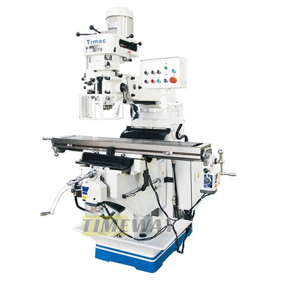 Universal Vertical Turret Milling Machine with 420mm Table Travel /Fresadora Manual