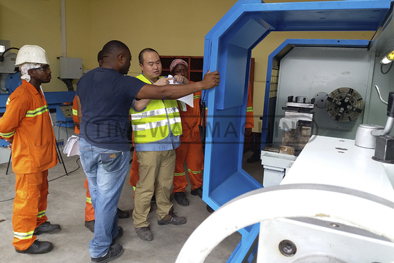 Metal CNC Torno Equipo Travel X Axis 420mm for Heavy Duty Horizontal Lathe AK-1000