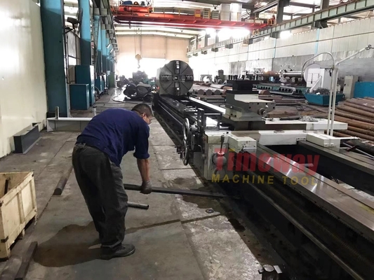 Metric 140 Taper Hole Manual Lathe for Steel Workpieces up to 12000mm by Timeway