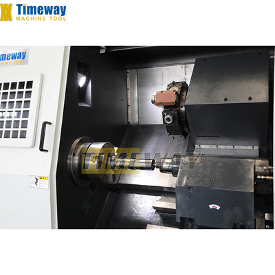 X-axis Rapid Feed Speed 12 m/min Slant Bed CNC Lathe AK-25 for Workpiece Length 1000 mm