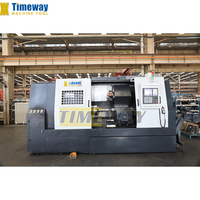 X-axis Rapid Feed Speed 12 m/min Slant Bed CNC Lathe AK-25 for Workpiece Length 1000 mm