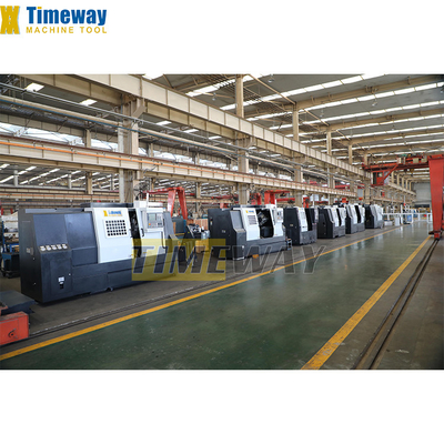 X-axis Rapid Feed Speed 12 m/min Slant Bed CNC Lathe AK-25 for Workpiece Length 1000 mm