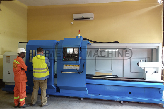 Metal Turning Milling Drilling Machine AK-1000 Flat Bed CNC Lathe with High Rigidity