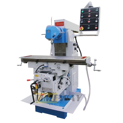 Universal Knee Type Milling Machine with 300mm Table Travel and Manual Operation Mode