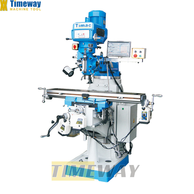 Metalworking Turret Milling Machine M230B with Variable Speed and Universal Mill Head