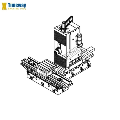 1600mm Table Travel HMC H8 Advanced Horizontal Machining Center for Your Business