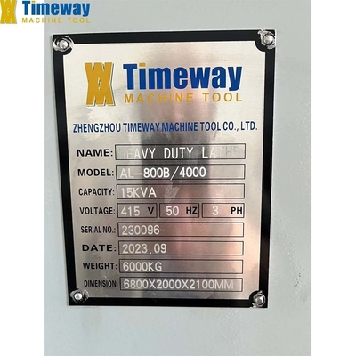 High Precision Heavy Duty Horizontal Lathe Machine AL-800B For Metal Processing