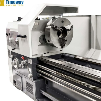 AL-1000 Heavy Duty Horizontal Lathe Machine For Metal With Optimal Spindle Bore 100mm