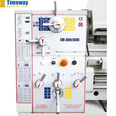 Top Slide Travel 140mm CM-400 Gap Bed Lathe Machine with 45 1800 r.p.m Spindle Speed