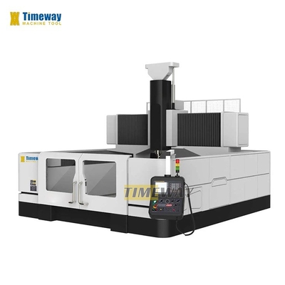 3-Axis High Precision CNC Portal Milling Machine with 0.04mm Positioning Accuracy