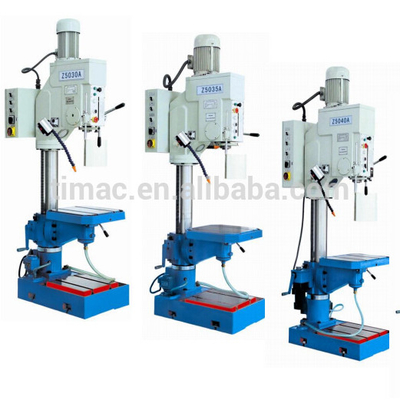 860 KG Geared Head Pedestal Drills Vertical Drilling Machine Z5050A Bule and White