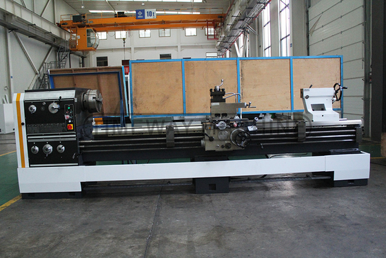 BL-800B Clutch Type Gap-bed Lathe Machine with 82mm Spindle Bore and 3300 KG Weight