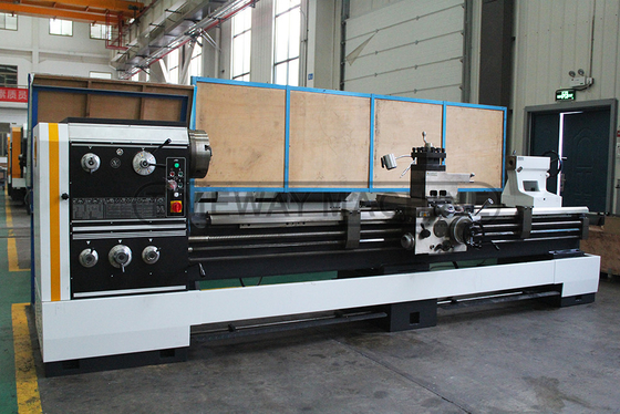 BL-800B Clutch Type Gap-bed Lathe Machine with 82mm Spindle Bore and 3300 KG Weight