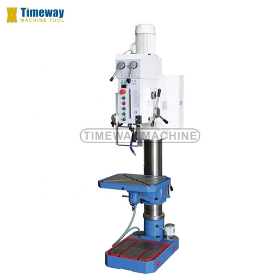 50mm Geared Head Pedestal Drillers Spindle Feed Range 0.1-0.4 r/min 12 Speed Steps
