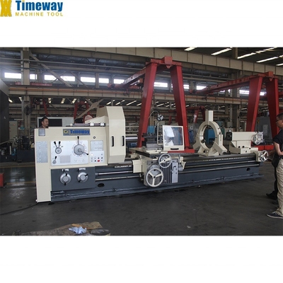 Machining with AL-1000B Heavy Duty Horizontal Lathe Max. Length of Workpiece 12000mm