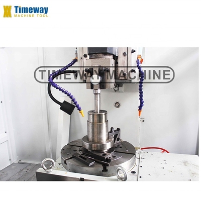 Small Type CNC Vertical Slotting Machine 460*320mm Worktable Travel KND1000M Control
