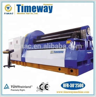 Four Roller Plate Rolling Machine HFR-30*2500 with Pre-Bending and 30mm Max. Thickness