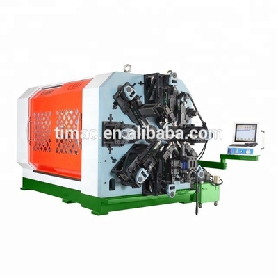 12-Axis Camless Universal CNC Coiling Spring Forming Machine with Wire Rotation