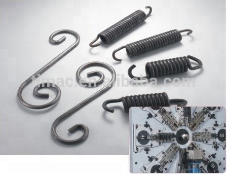 12-Axis Camless Universal CNC Coiling Spring Forming Machine with Wire Rotation