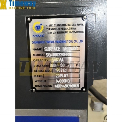 Normal CNC High Precision Column Moving Type Surface Grinder SG-100220FR 14000KG Weight