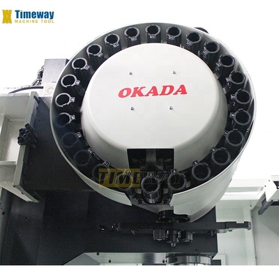 Metal Milling VMC1370 Vertical Machine Center with 5 T-Slots and Spindle Bore