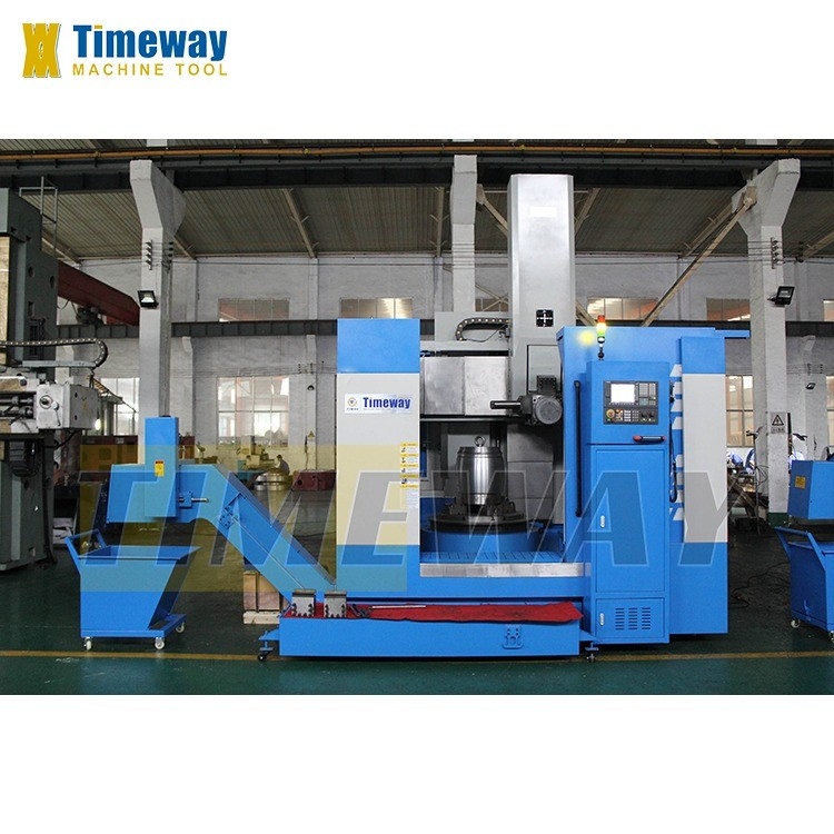 ISO40 Spindle Taper CNC Vertical Lathe for Max. 800mm Weight Height and Heavy Workpieces
