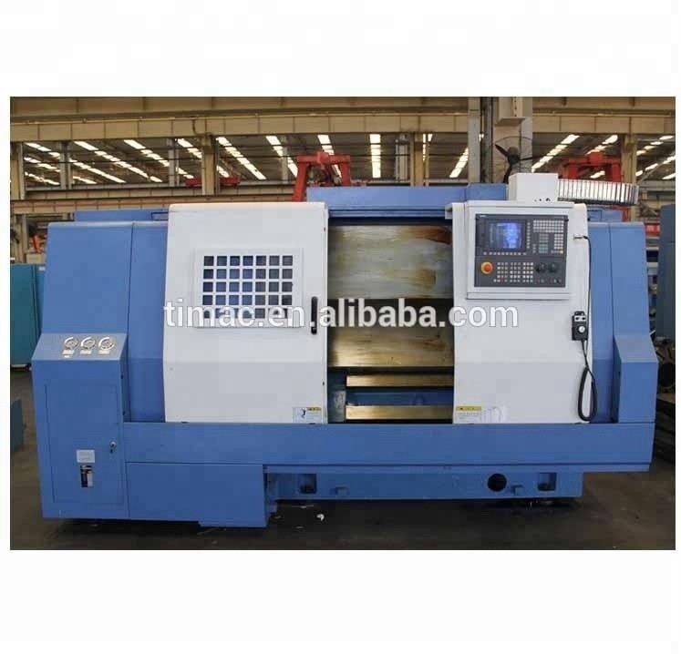 Twin Spindle FANUC Slant Bed CNC Lathe AK-25 with 12 Tool Post Stations