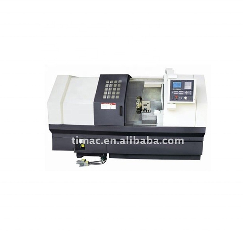 Full Function CNC Lathe with 8 Tool Post Stations and Advanced Features Slant Bed Type