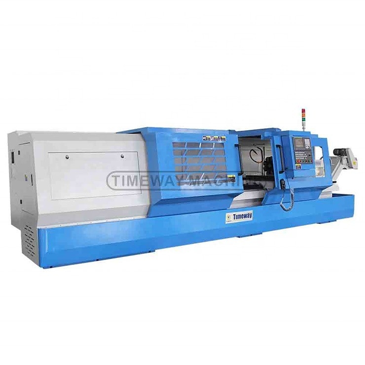 800mm Bed Width Flat Bed CNC Lathe Machine with Full Functions and Max. 520mm Swing