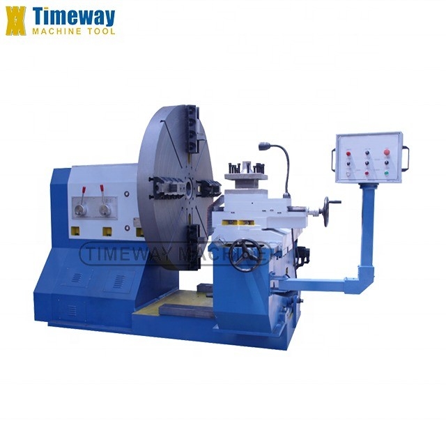 Highly Durable Large Size Floor Type Face Lathe Machine for Manual Operation