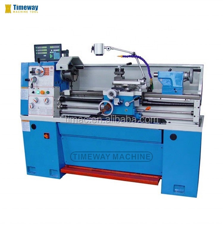 T-1440B Precision Gear Head Engine Lathe with 220mm Swing Diameter Over Cross Slide