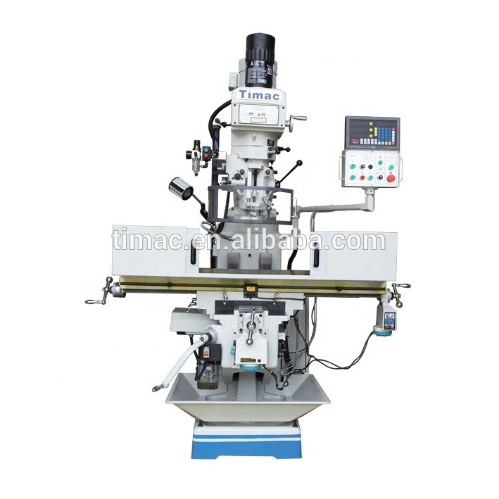 Customized Voltage M250 Vertical Turret Milling Machine with 2.25kW Spindle Motor Power