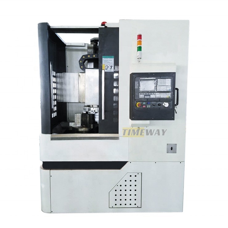 High Precision Vertical Turning Center with 100mm Spindle Bore and 220V/380V Voltage