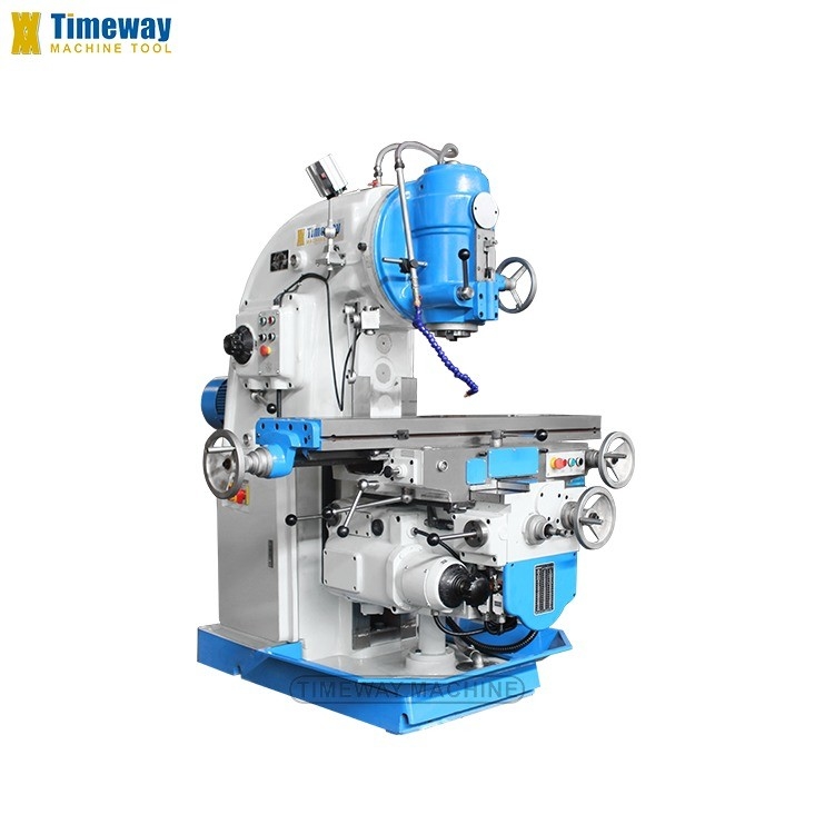 320mm Table Travel Vertical Knee Milling Machine with ±30° Spindle Head Swivel Angle Range