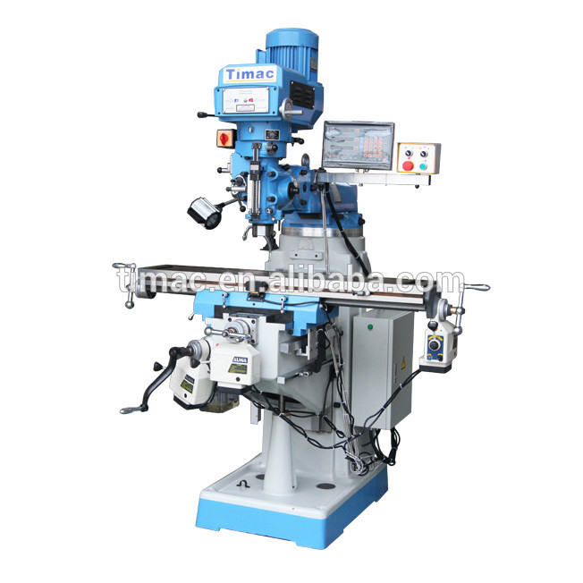 VERTICAL Turret Milling Machine M330A with R8 Spindle Taper and 330x1370 Table Size