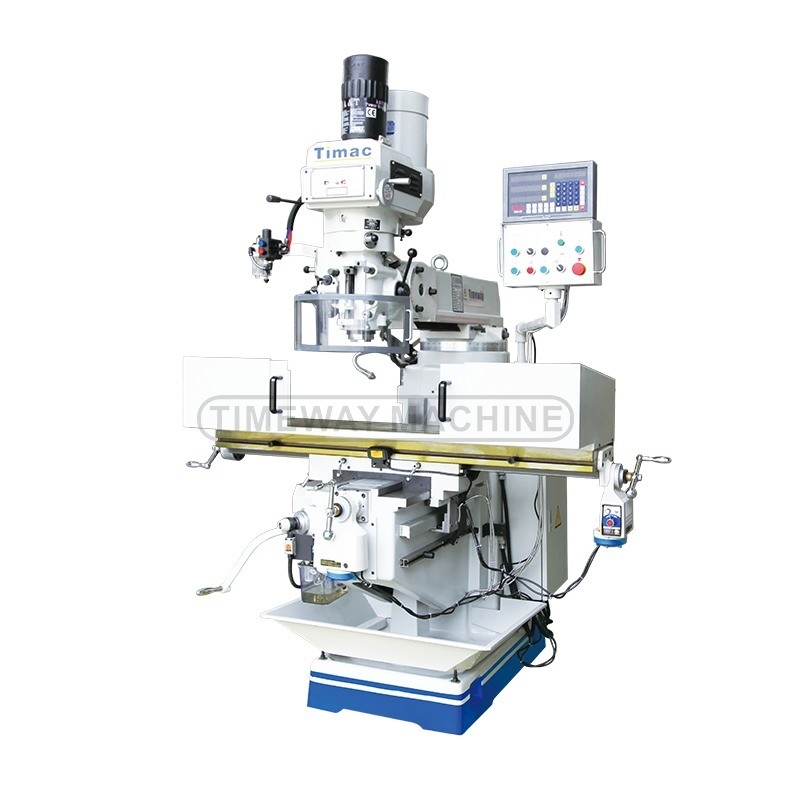 Medium Volume Production Medium Duty Turret Milling Machine with ISO40 Spindle Taper