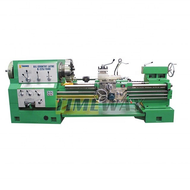 Timeway Z-Axis Travel 2810mm Oil Country Manual Lathe for Pipe Threading Turning