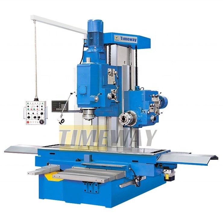 2400mm x 650mm Worktable Size Bed-type Boring and Milling Machine with Single Spindle