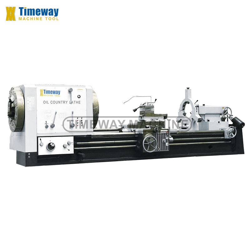 Q-360F Pipe Threading Lathe Max. Swing Over Cross Slide 610mm Spindle Bore 360mm