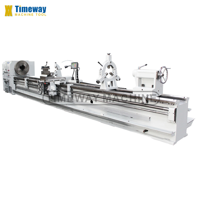 Horizontal Normal Lathe Q-280F Heavy Duty Pipe Threading Tool with Large Spindle Bore