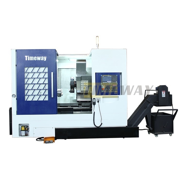 Precision Slant Bed Type CNC Lathe Machine with FANUC Controller and ISO40 Spindle Taper