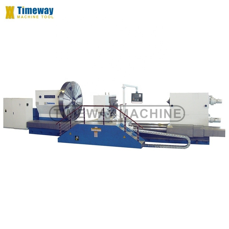 Heavy Duty CNC Turning Automatic Flat Bed Metal Horizontal Lathe with Twin Spindles
