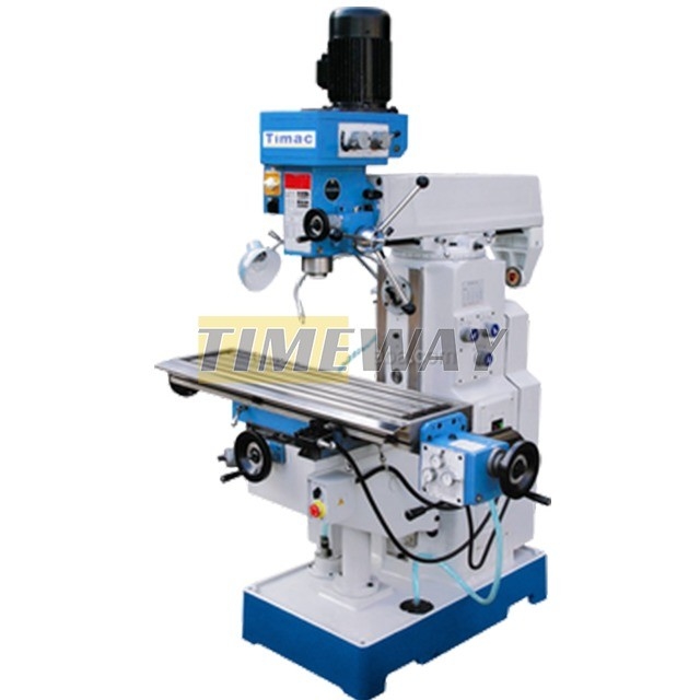 3-Axis Universal Milling Drilling Machine with Design and ISO40 V/H Spindle Taper