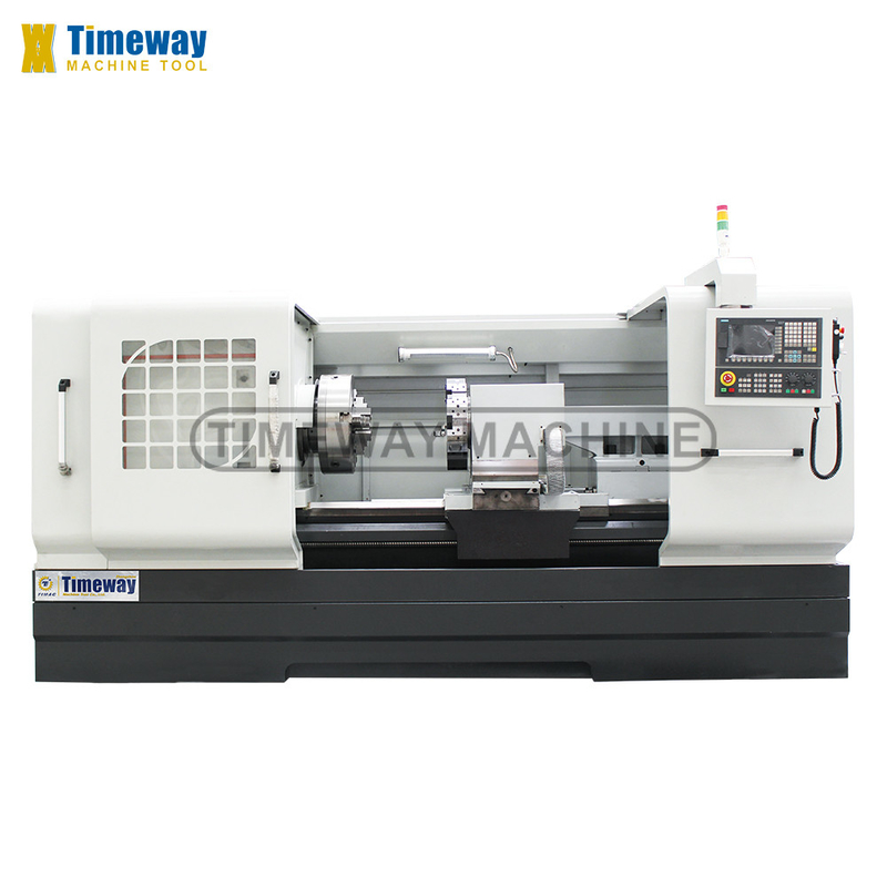 QK-200 CNC Pipe Thread Lathe Machine with 4 Tool Post Stations and FANUC Control System