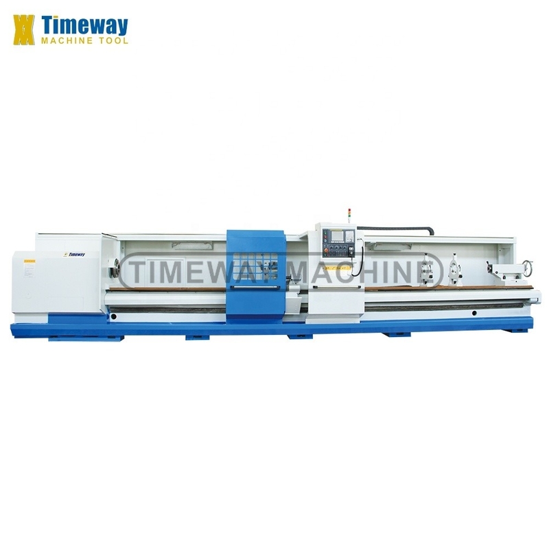 High Precision AK-800B Heavy Duty CNC Horizontal Lathe with ±0.001mm Positioning Accuracy