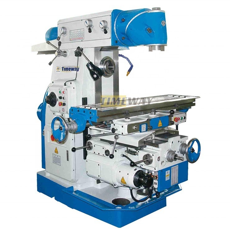 Swivel Head Knee Type Universal Milling Machine for Metal Working ±360° Worktable Angle